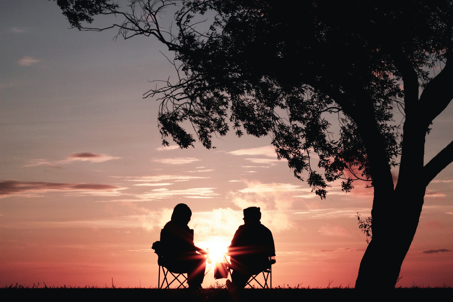 couple in sunse